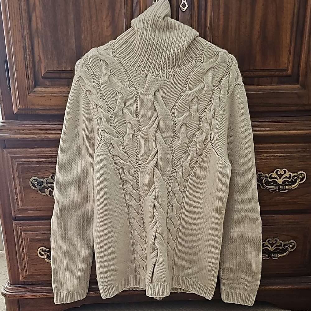 Saks Fifth Avenue Cashmere Cozy Cable Knit Sweater